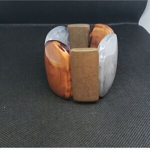 CHUNKY STRETCH Cuff Bracelet Neutrals